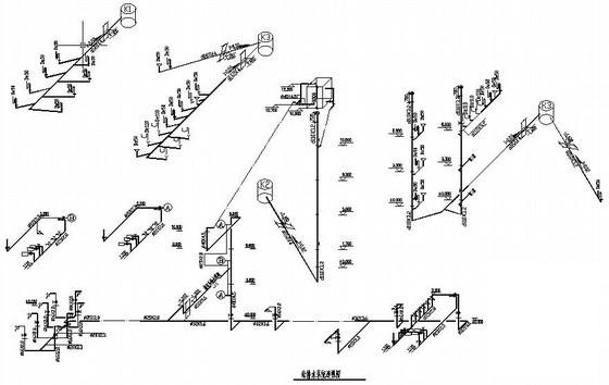 3层小学教学楼水暖设计施工CAD图纸 - 2
