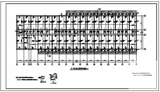 5层砌体学生宿舍结构设计CAD施工图纸 - 1