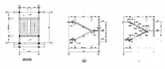 2层砖混值班宿舍结构设计CAD施工图纸 - 4