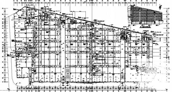 两层学校宿舍楼通风排烟设计CAD图纸 - 1