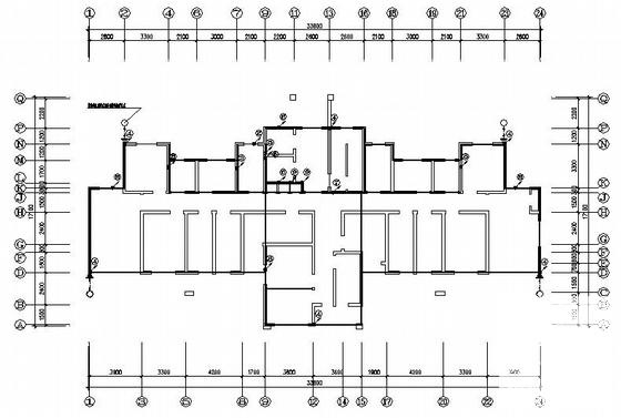 上17层住宅楼电气CAD施工图纸（车库）(框架剪力墙结构) - 4