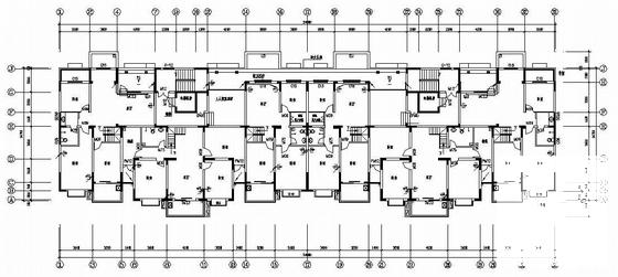 上11层商住楼电气CAD施工图纸（人防） - 1
