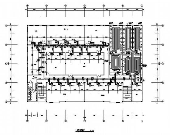 3层餐厅俱乐部及员工宿舍空调设计CAD图纸 - 2