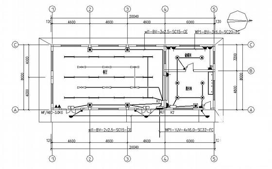 两层教师宿舍楼强电设计CAD施工图纸(防雷接地系统) - 1