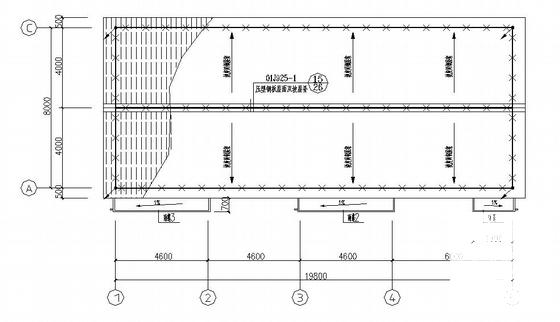 两层教师宿舍楼强电设计CAD施工图纸(防雷接地系统) - 2