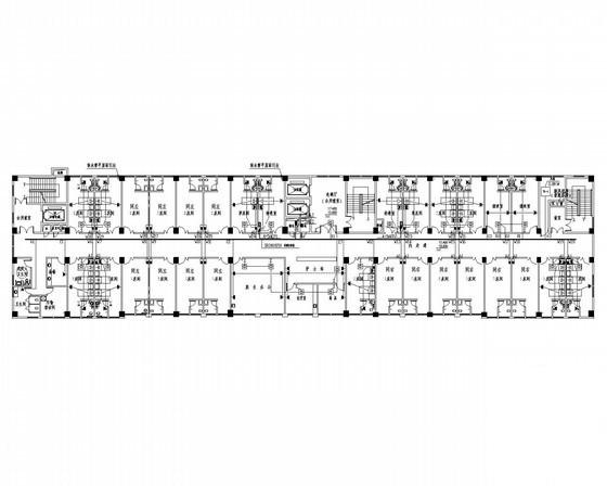 7层医院大楼强弱电CAD施工图纸55张(消防报警及联动) - 1