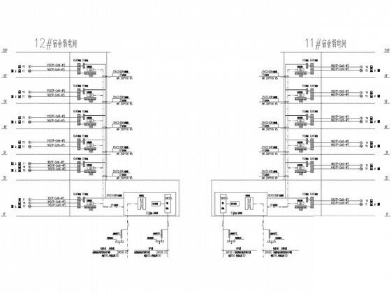 多层学校宿舍强弱电系统CAD施工图纸 - 4