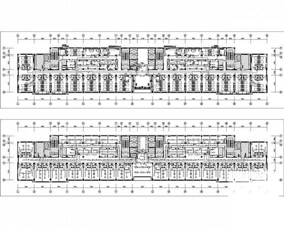 12层医院病房楼照明与配电系统设计CAD施工图纸 - 1
