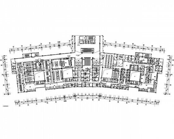 5层大型医院应急照明系统设计CAD图纸 - 1
