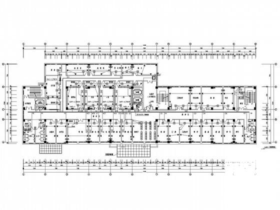 7层医院门诊住院综合楼强弱电CAD施工图纸(火灾自动报警) - 2