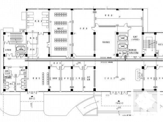 7层医院门诊住院综合楼强弱电CAD施工图纸(火灾自动报警) - 4