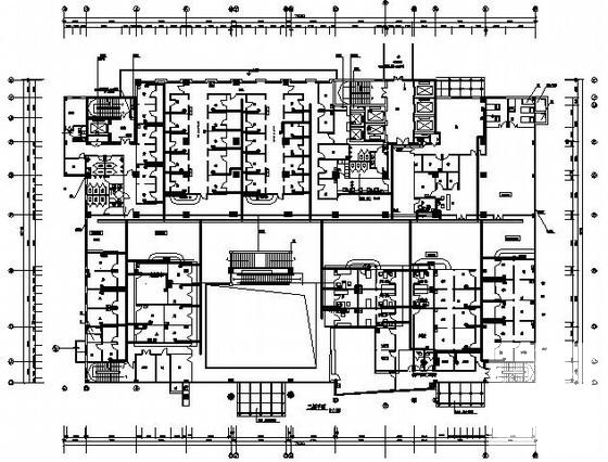 21层医院医疗综合楼弱电CAD施工图纸(安防报警系统) - 1