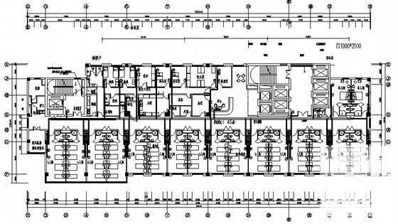 21层医院医疗综合楼弱电CAD施工图纸(安防报警系统) - 2