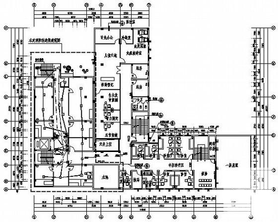 10层社区医院消防电气CAD施工图纸 - 2