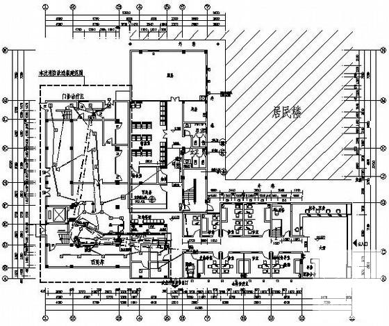 10层社区医院消防电气CAD施工图纸 - 3