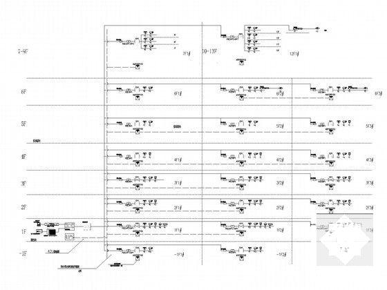 13层三甲医院弱电智能CAD施工图纸（设备点位表）(背景音乐系统) - 4