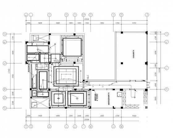 高端园区地上3层别墅室内照明配电设计CAD施工图纸 - 1