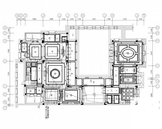 高端园区地上3层别墅室内照明配电设计CAD施工图纸 - 3