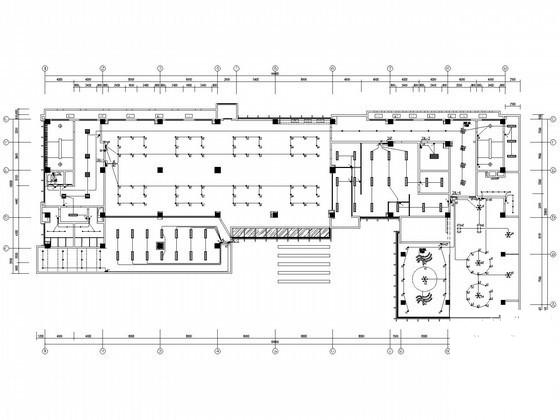 7层钢筋混凝土结构办公试验综合楼照明配电系统CAD施工图纸 - 1