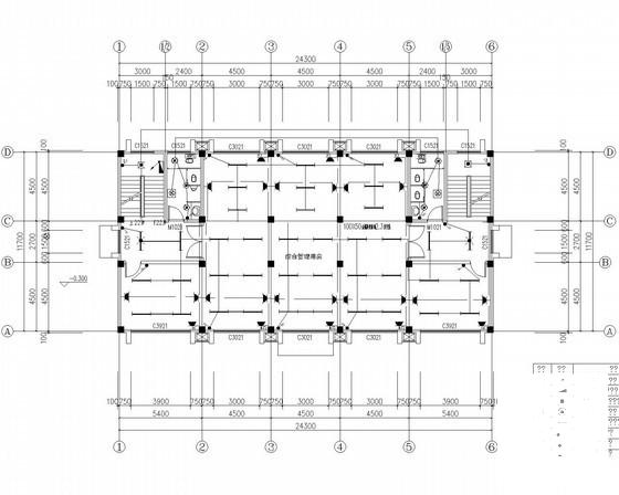 给水管网工程照明防雷接地及等电位连接系统设计CAD施工图纸 - 1