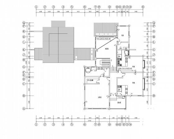 上两层别墅强弱电CAD施工图纸（照明节能设计） - 3