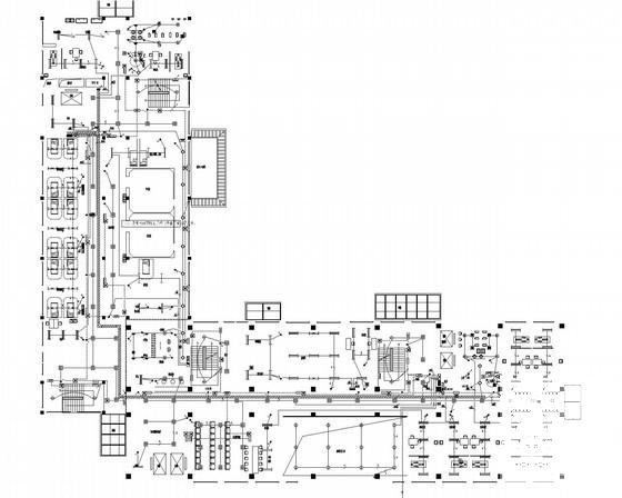 医疗卫生综合楼强弱电CAD施工图纸（新火规新照明） - 1