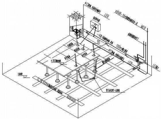 5层办公楼弱电系统CAD施工图纸(电气设计说明) - 4