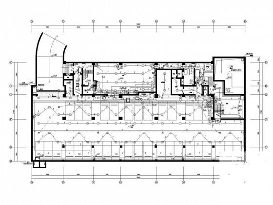 一类档案馆办公大楼强电CAD施工图纸（安装大样）(联动控制系统) - 2
