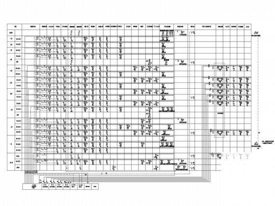 一类档案馆办公大楼强电CAD施工图纸（安装大样）(联动控制系统) - 3