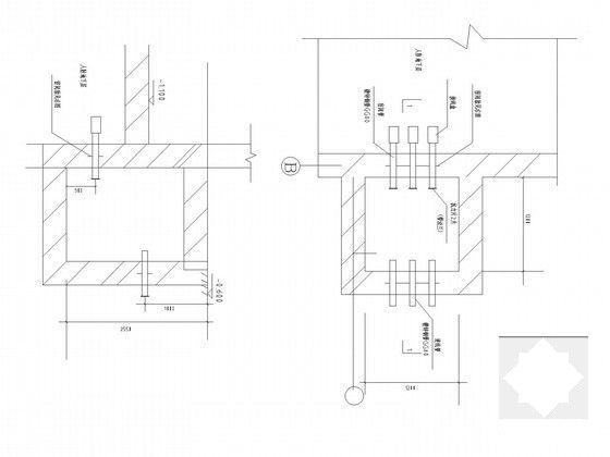 一类档案馆办公大楼强电CAD施工图纸（安装大样）(联动控制系统) - 4