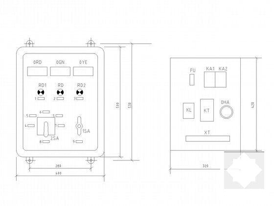 一类档案馆办公大楼强电CAD施工图纸（安装大样）(联动控制系统) - 5