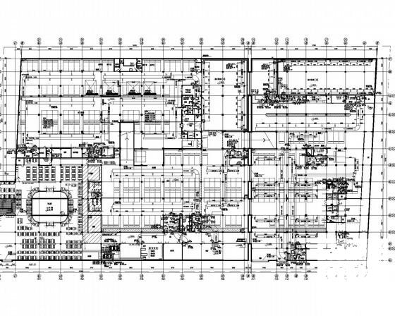 高层办公建筑群及地下建筑通风空调及防排烟系统设计CAD施工图纸（产业基地） - 2