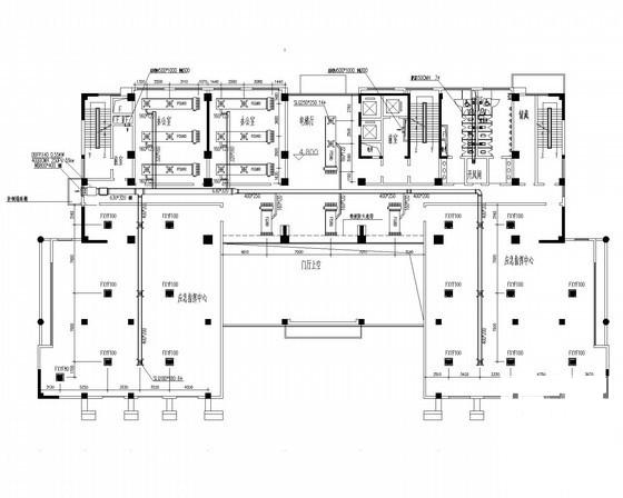 16层办公行政楼空调通风系统设计CAD施工图纸 - 1
