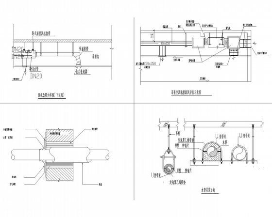 13层公共民用办公建筑通风空调及防排烟系统设计CAD施工图纸（制冷机房工艺通风） - 3