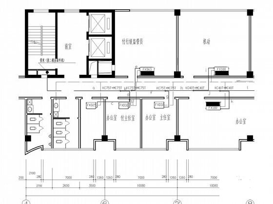 小高层办公大厦空调通风防排烟系统设计CAD施工图纸 - 2