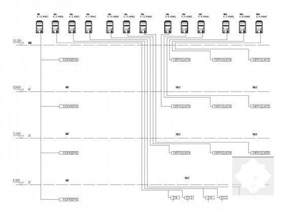 4层办公建筑改扩建工程空调通风排烟系统设计方案设计图纸（多联机系统） - 5