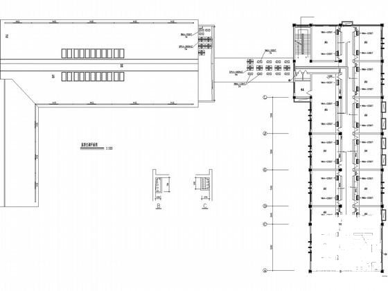 邮政办公大楼空调系统设计CAD施工图纸（风冷热泵变频多联空调系统） - 2