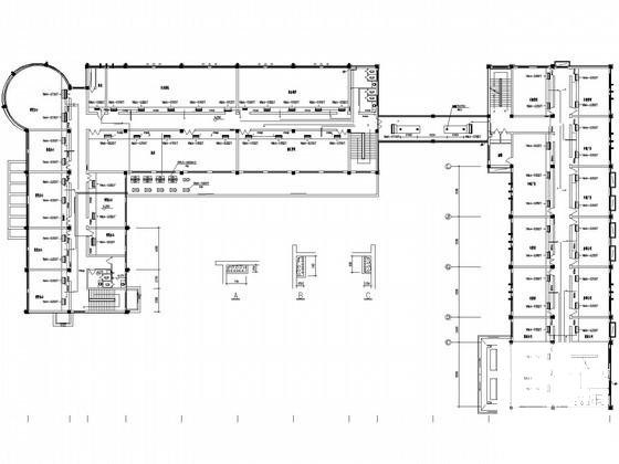 邮政办公大楼空调系统设计CAD施工图纸（风冷热泵变频多联空调系统） - 3