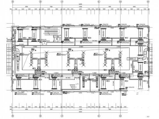 2层售楼处及附属办公配套用房空调系统设计CAD施工图纸（地源热泵系统） - 2