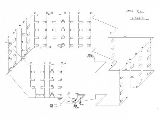 教室及办公用房采暖及通风系统设计CAD施工图纸 - 3