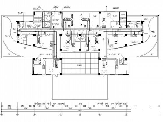消防办公大楼通风空调系统设计CAD施工图纸 - 1