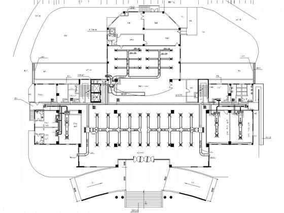 消防办公大楼通风空调系统设计CAD施工图纸 - 2