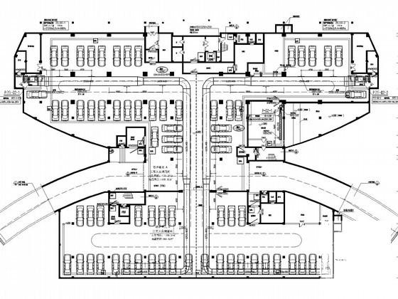 办公建筑空调通风及防排烟系统设计CAD施工图纸（变冷媒流量空调系统） - 1