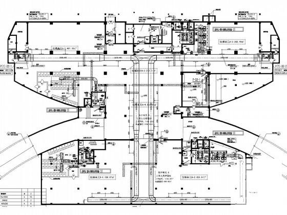 办公建筑空调通风及防排烟系统设计CAD施工图纸（变冷媒流量空调系统） - 4