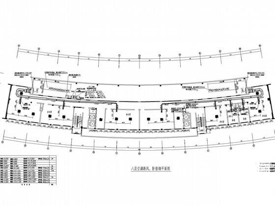 8层行政办公大楼空调通风及防排烟系统设计CAD施工图纸（变频多联机空调系统） - 4