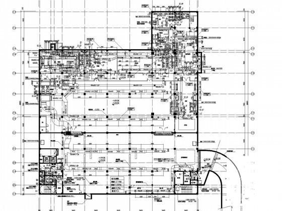 5层公共办公建筑空调通风防排烟系统设计CAD施工图纸（燃气设计） - 1