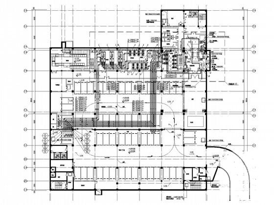 5层公共办公建筑空调通风防排烟系统设计CAD施工图纸（燃气设计） - 2