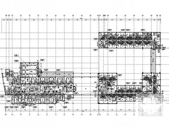 5层公共办公建筑空调通风防排烟系统设计CAD施工图纸（燃气设计） - 4