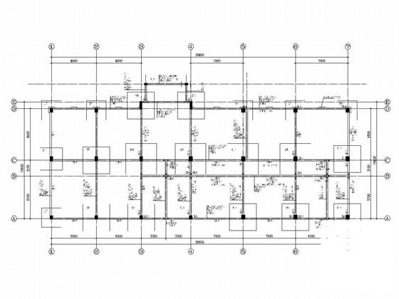 3层框架结构泵站增容改造工程副厂房CAD施工图纸 - 1