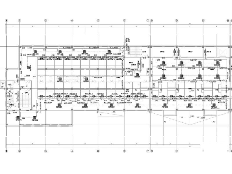 4层技术办公大楼空调通风及防排烟系统设计CAD施工图纸 - 4